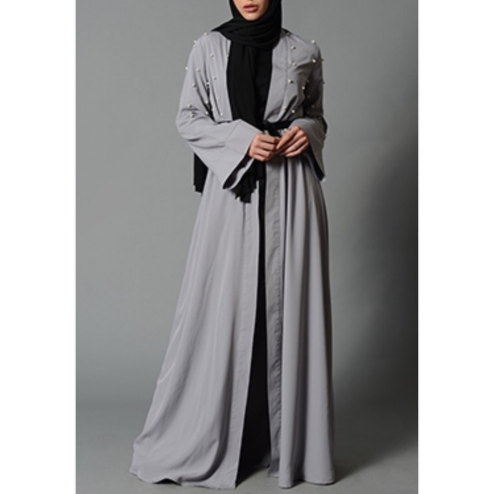 Grey Abaya